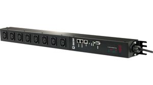 Switched, Outlet Metered PDU, Vertical 8x IEC 60320 C13 Socket - IEC 60320 C20 Plug