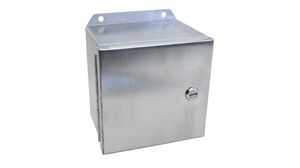Type 4X Junction Box, 152x102x152mm, Stainless Steel, Grey