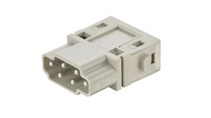 Connector, Push-In, Plug, 16A, Positions - 6
