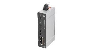 Industrial Ethernet Switch, RJ45 Ports 2, SPE 6, 100Mbps