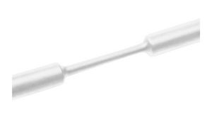 Heat-Shrink Tubing 2:1, 1.6 ... 3.2mm, White, Cross-Linked Polyolefin, 30m