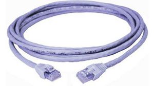 Data Cat6 Male RJ45 to Male RJ45 Ethernet Cable, U/UTP, Grey LSZH Sheath, 0.5m