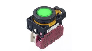 Illuminated Pushbutton Switch Momentary Function 1NO 24 V / 120 V / 240 V LED Green None
