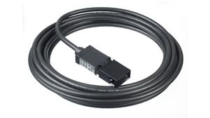 Subminiaturelåsekontakt, 3NC, IP67, 20 AWG-kabel