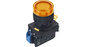 Illuminated Pushbutton Switch Momentary Function 1NO 24 V / 120 V / 240 V / 380 V LED Amber None