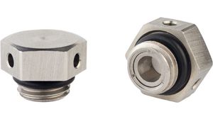 Pressure Compensating Plug M12 12mm IP66/IP68/IP69 Stainless Steel Metallic