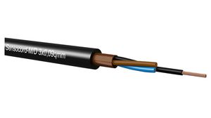 Vícežilový kabel, CY měděné stínění, Polyuretan (PUR), 8x 0.09mm?, 100m, Černá