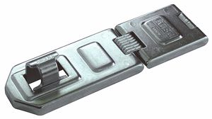 Disc Lock Hasp and Staple, 190mm, Zinc-Plated Steel