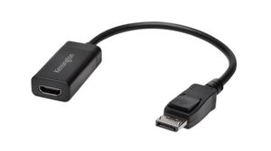 Video Adapter, DisplayPort Plug - HDMI Socket, 3840 x 2160, Black
