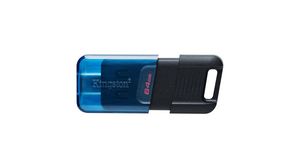 USB Stick, DataTraveler 80 M, 64GB, USB 3.0, Black / Blue