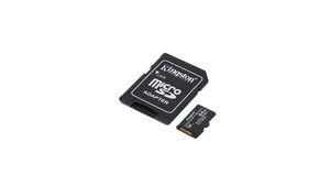 Industrielle Speicherkarte, microSD, 64GB, 100MB/s, 80MB/s, Schwarz