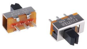 KNITTER-SWITCH PCB Slide Switch SPST Latching 350 mA@ 30 V dc Slide