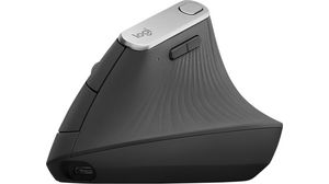Wireless Mouse MX VERTICAL ADVANCED 4000dpi Optisch Rechtshandig Donkergrijs