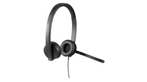 Headset, H570e, Stereo, On-Ear, 18kHz, USB, Black