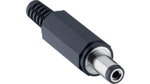 DC Power Connector, Plug, Straight, 2.1x5.5x9.5mm