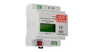 KNX-DALI-Gateway Verbindung zur KNX-Installation wird hergestellt 55mm DIN-Schienenmontage