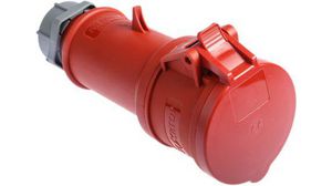 StarTOP IP44 Red Cable Mount 3P + N + E Industrial Power Socket, Rated At 32A, 400 V