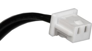 Cable Assembly, PicoBlade Receptacle - PicoBlade Receptacle, 2 Circuits, 100mm, Black