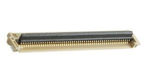 FFC / FPC Connector, Poles - 54, 50V, 500mA, Right Angle