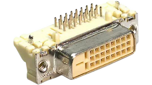 Video Connector, DVI-D, Socket, Contacts - 24
