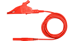Test lead Nickel-Plated 1.5m Red