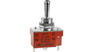 Toggle Switch ON-OFF-ON 6 A / 15 A / 20 A 1CO IP68