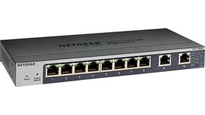 Ethernet Switch, RJ45 Ports 10, 10Gbps, Managed