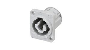 Appliance Connector PowerCon, Male, 2 + PE Contacts, Tab Terminal