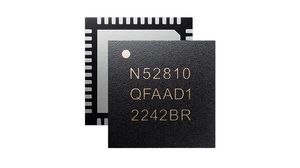 nRF52810 SoC with Bluetooth 5.4 / BLE, 48-Pin QFN Package