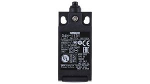 D4N Series Plunger Interlock Switch, NO/NC, IP67, SPDT