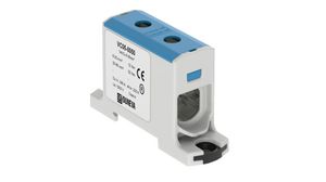 Insulated Universal Connector, Screw, 1 Poles, 1kV, 245A, 6 ... 95mm², Blue