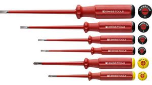 Schroevendraaiersets, VDE, 6pcs, Phillips / Slotted