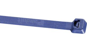 Detectable Metal Content Cable Tie 292 x 4.8mm, Polypropylene, 133N, Blue
