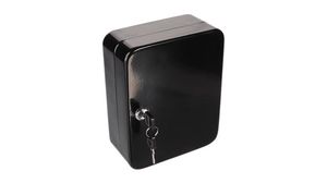 Key Cabinet, 20x Hooks, 60x160x200mm, Black