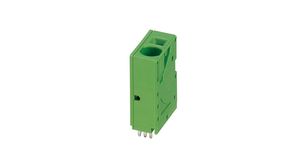 PCB Terminal Block, THT, 10mm Pitch, Straight, Push-In, 1 Poles
