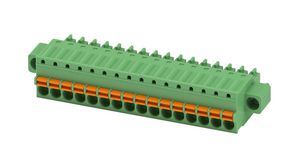 Pluggable Terminal Block, Straight, 3.5mm Pitch, 16 Poles