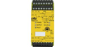Safety Relay 3A 1NC 2NO DIN Rail Mount