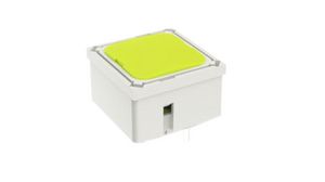 Tactile Switch with Yellow Lamp, 1NO, 2.9N, Yellow, Through Hole, RF 15
