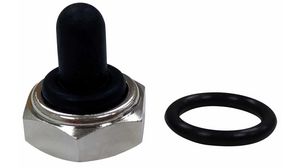 Hex Rubber Sealing Hood Black Toggle Switch