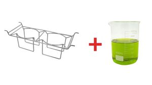 Ultrasonic Cleaning Beaker Basket for 3l Tank + Beaker 400ml Bundle