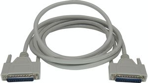 Serial Cable D-SUB 25-Pin Male - D-SUB 25-Pin Male 3m Grey