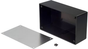 Desktop Enclosure, ABS, 151x90x51mm, Musta