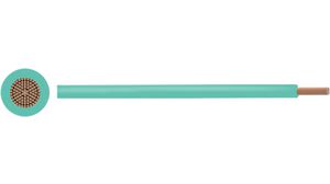 Stranded Wire PVC 0.5mm² Bare Copper Green H05V-K 100m