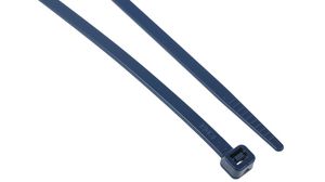 Collier de câble métallique détectable 400 x 4.6mm, Polyamide 6.6 MP, 147.1N, Bleu