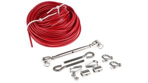 Pull Switch Rope Kit, 15m, Red