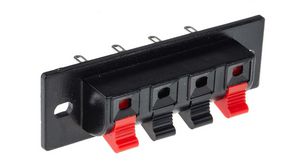 Speaker Connector, Straight, 3A, Poles - 4