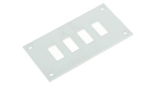 Thermocouple Miniature Socket Panel 85 x 45mm Anodized Aluminium