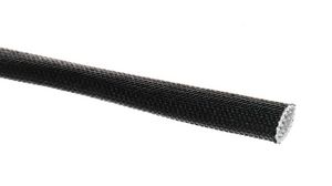Kabelstrumpf 4mm Acryl-Glasfaser 5m Schwarz