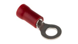 Ring Terminal, Red, M4, 0.5 ... 1.5mm², Pack of 100 pieces