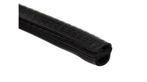 Edge Protection Strip, 12 x 9.5mm, Rubber, 20m